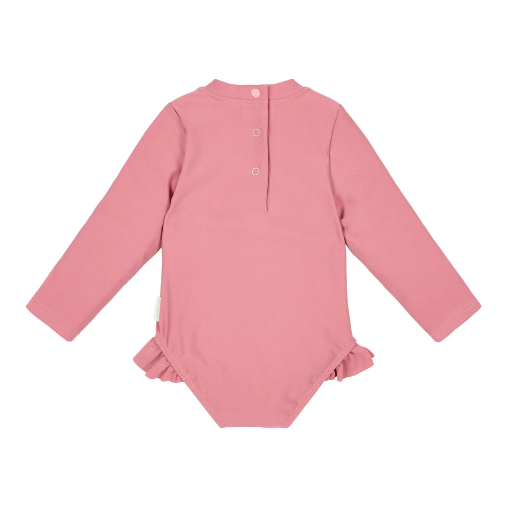 Badpak lange mouw - UPF 40 - Roze