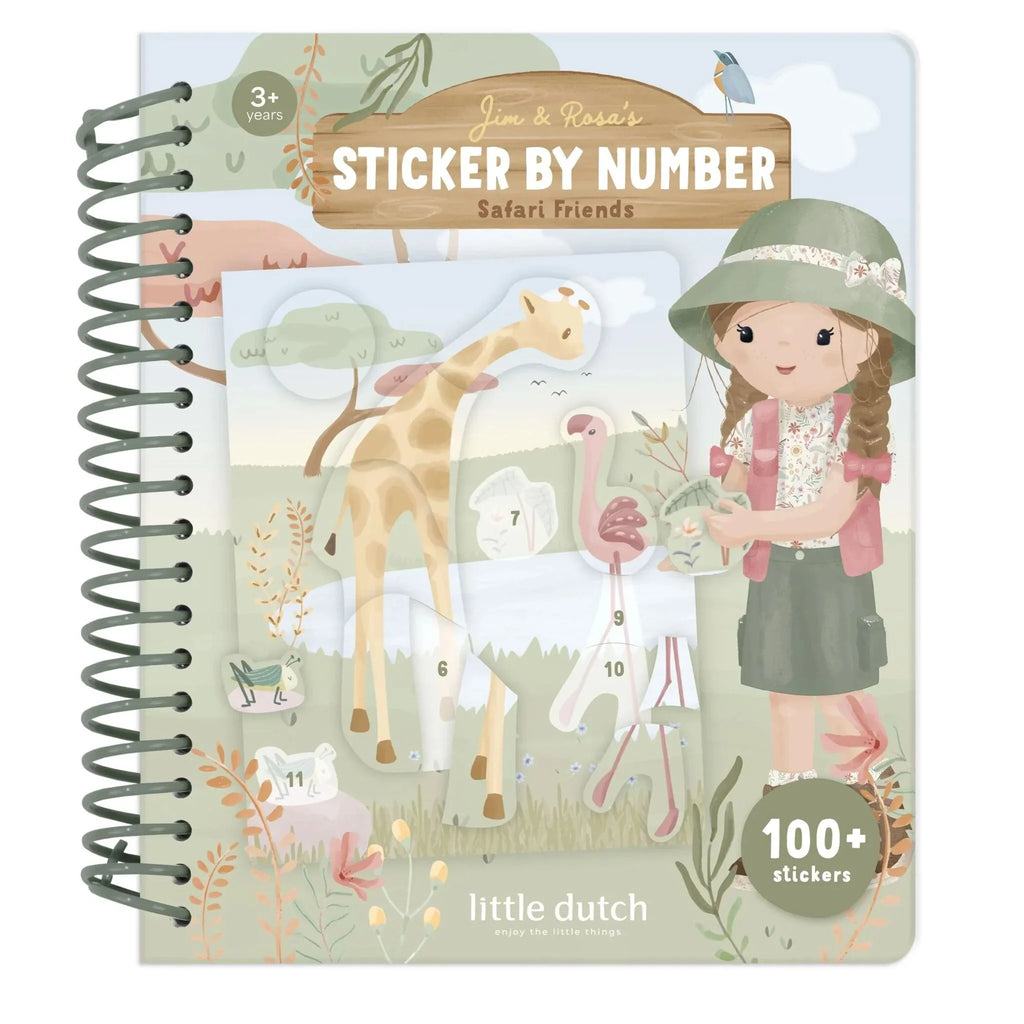 Stickerboek op nummer - Rosa