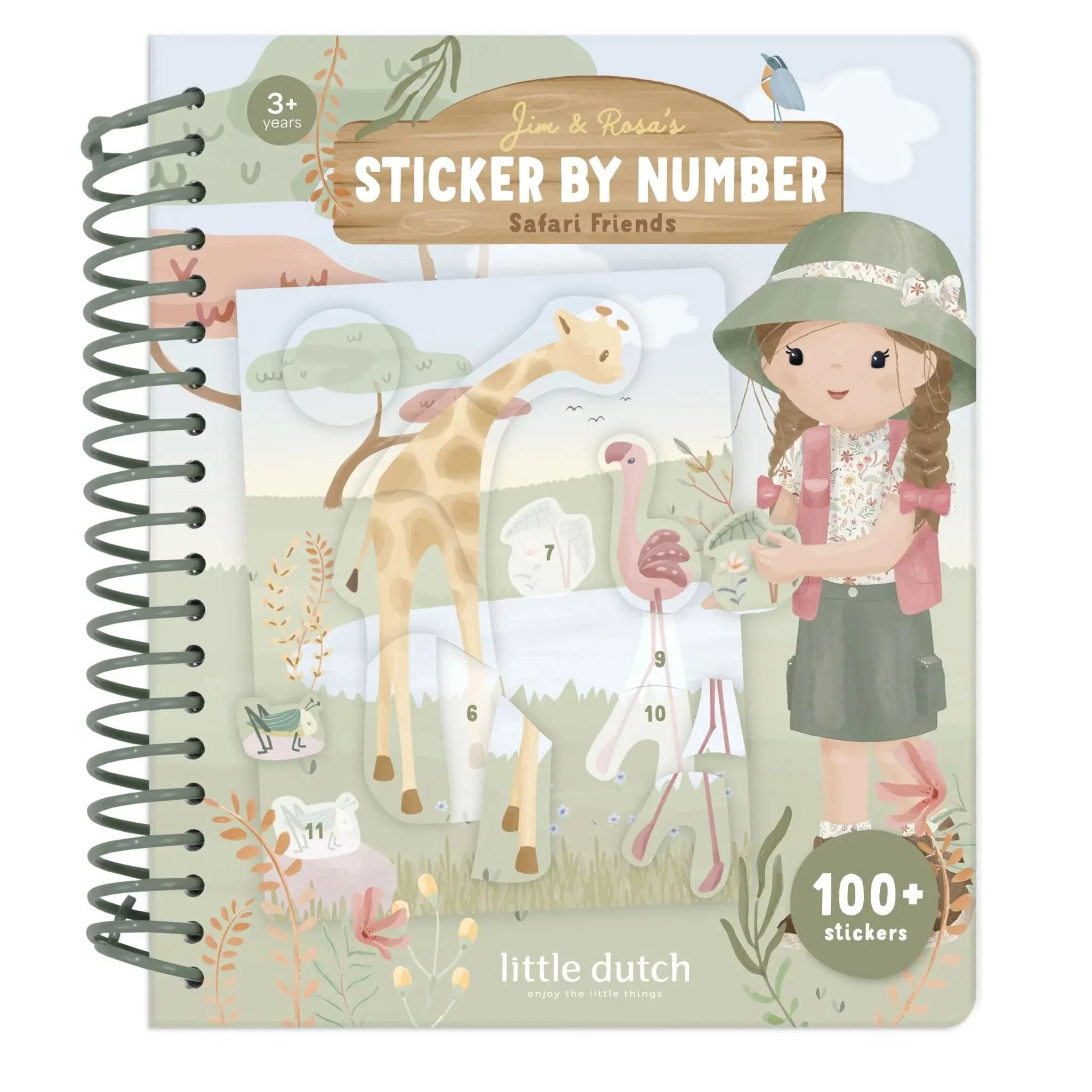 Stickerboek op nummer - Rosa