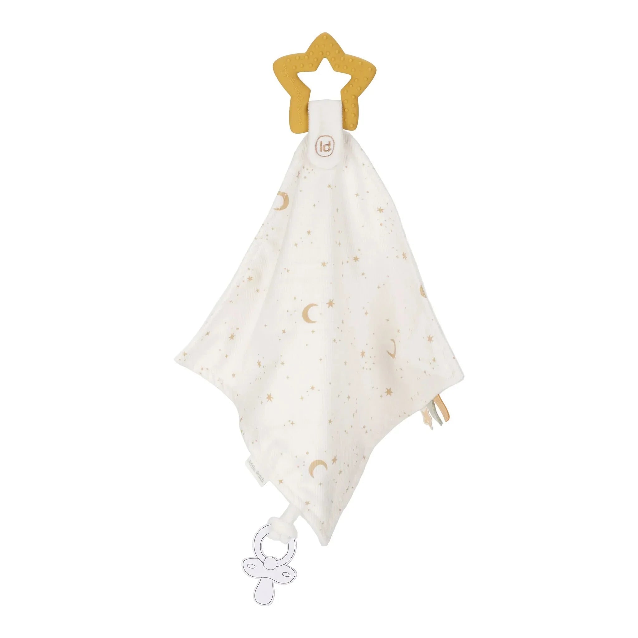 Knuffeldoekje met bijtring - Newborn Naturals
