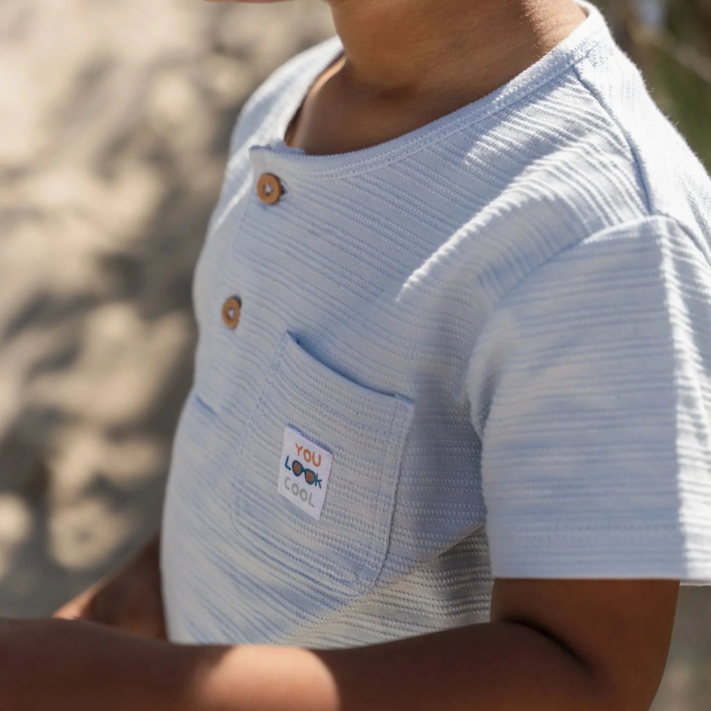Shirt korte mouw - Blauw