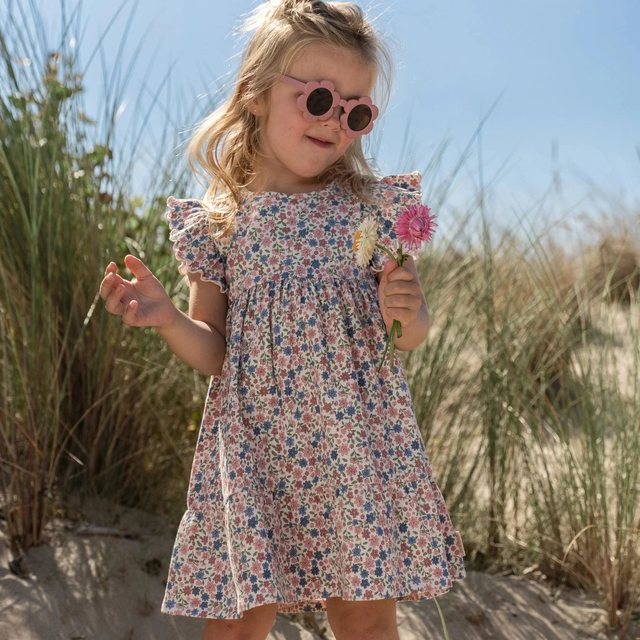 Jurk - Mouwloos - Meadow Flowers