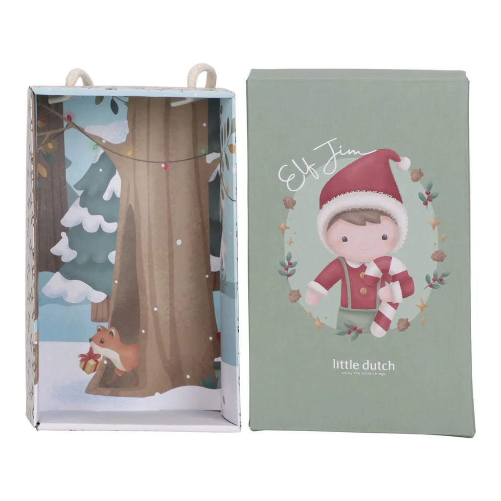 Kerstpop Jim - Rood - Christmas