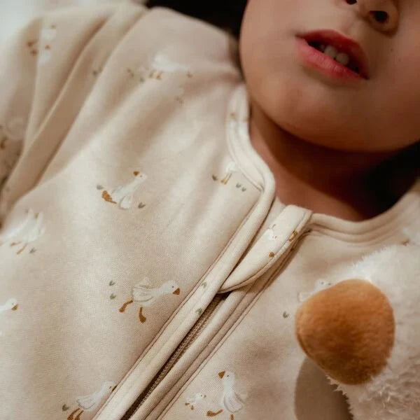 Slaapzak winter – Beige – Maat 90 cm – Newborn Naturals – Little Goose