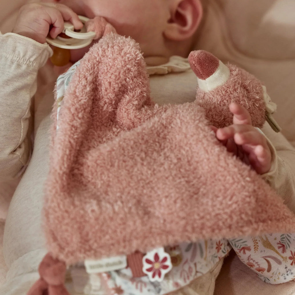 Knuffeldoekje Flamingo - Roze