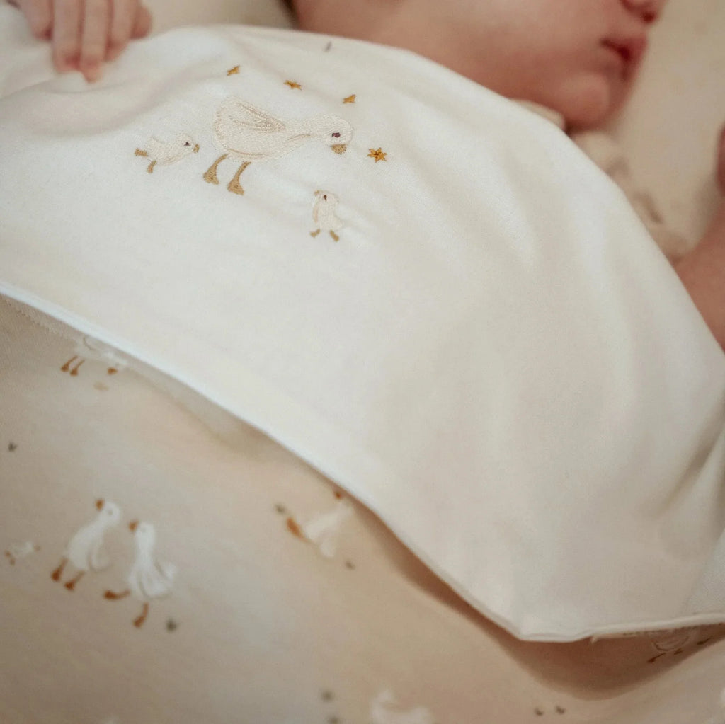 Wiegdeken - Fleece - Beige - Newborn Naturals - Little Goose
