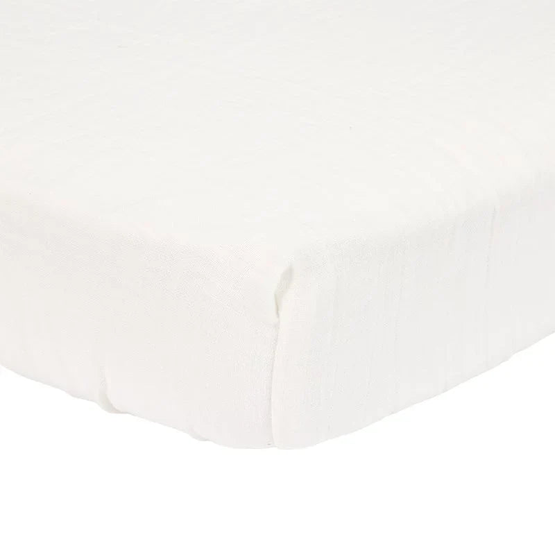 Hoeslaken hydrofiel ledikant Soft White