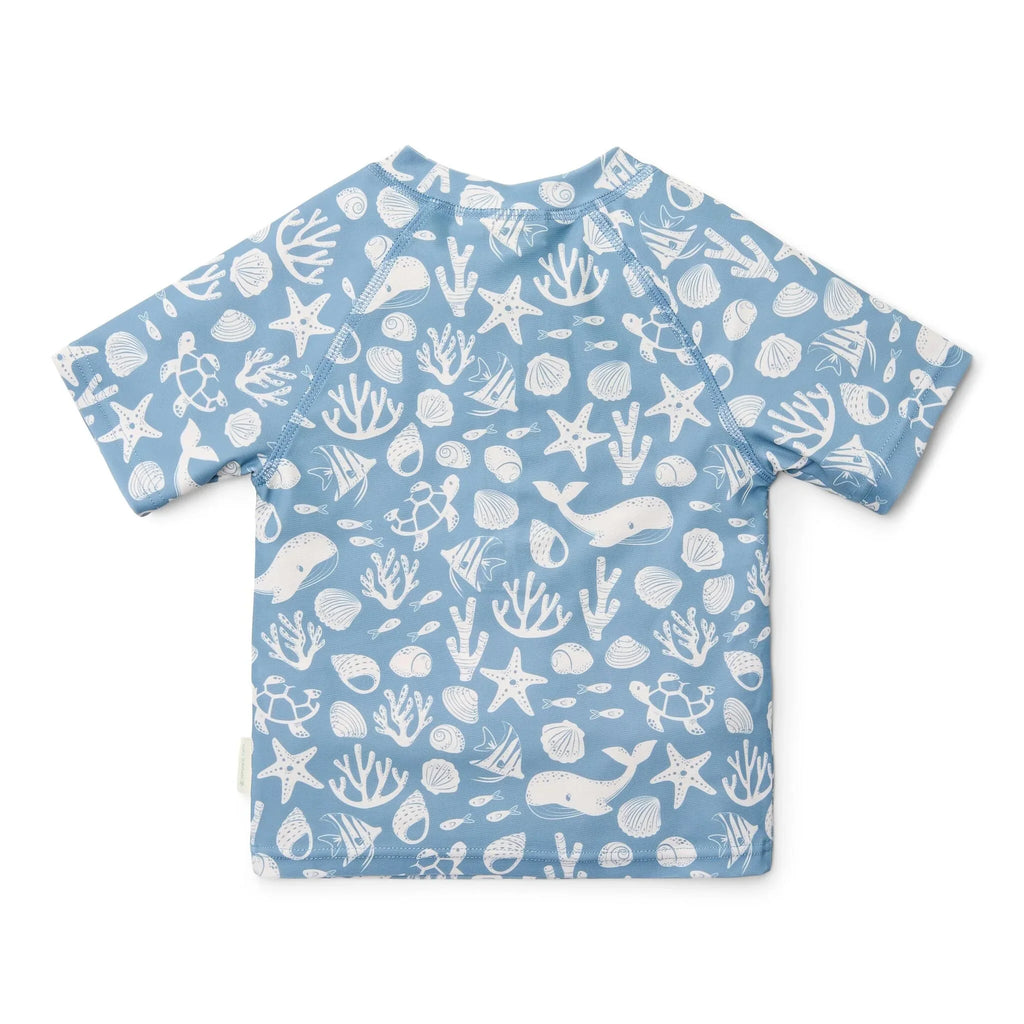 Zwemshirt korte mouw - Lichtblauw - Sea Life