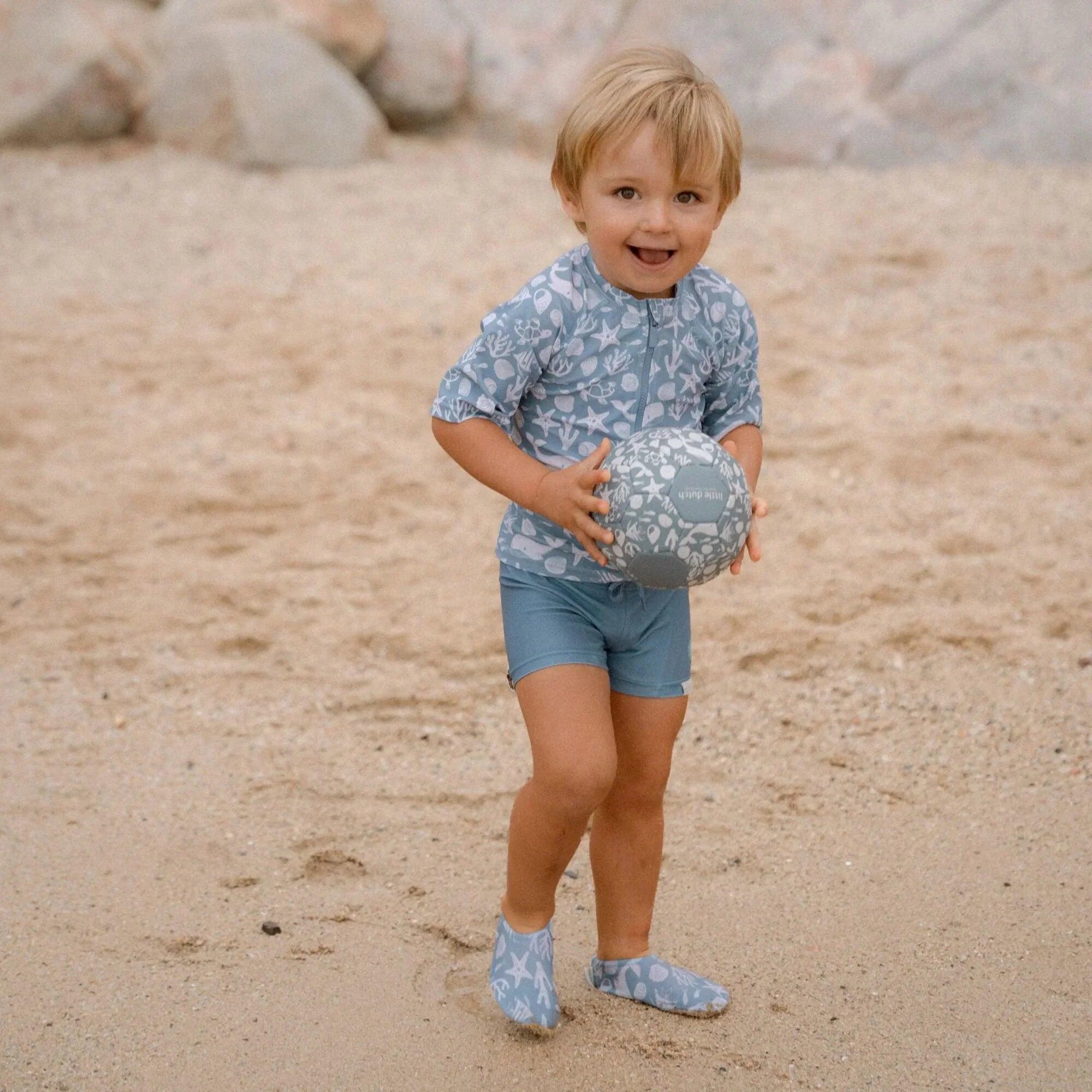 Zwemshirt korte mouw - Lichtblauw - Sea Life