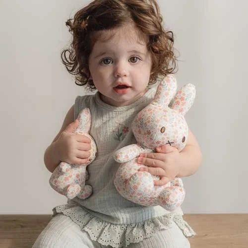 nijntje knuffel all-over print 15 cm - Roze - Lucky Blossom