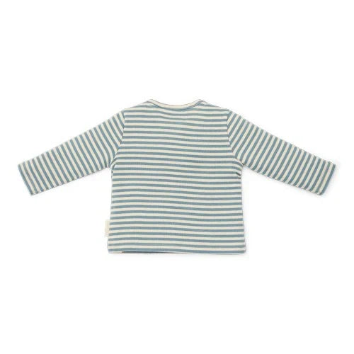 Shirt lange mouw - Blauw - Forest Friends - Stripe