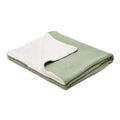 Gebreid ledikantdeken - Fleece – Groen – Essentials