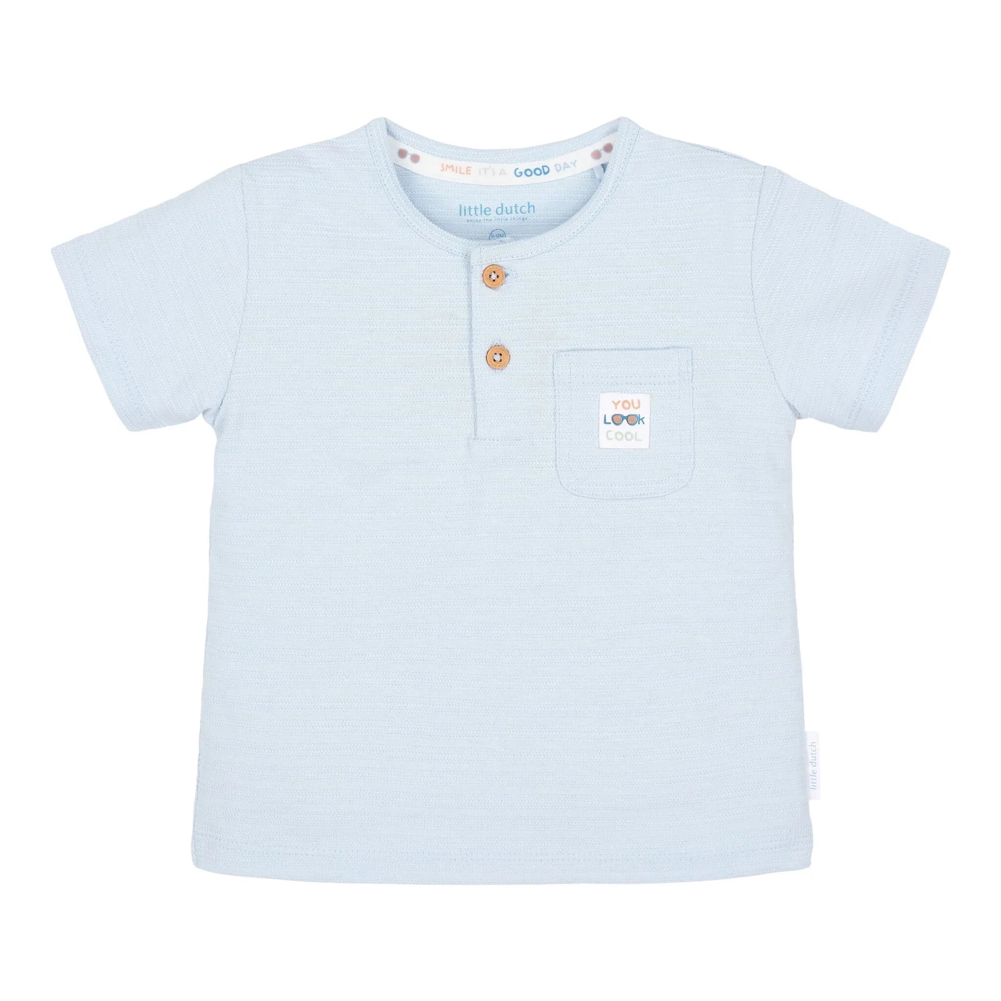 Shirt korte mouw - Blauw
