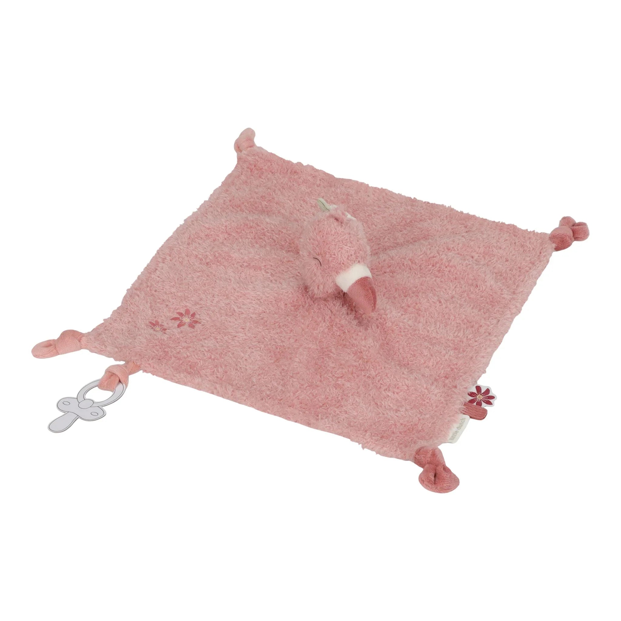 Knuffeldoekje Flamingo - Roze