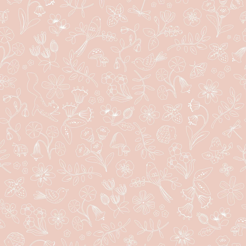 Vliesbehang – Roze – Fairy Friends – Fairy Wonder