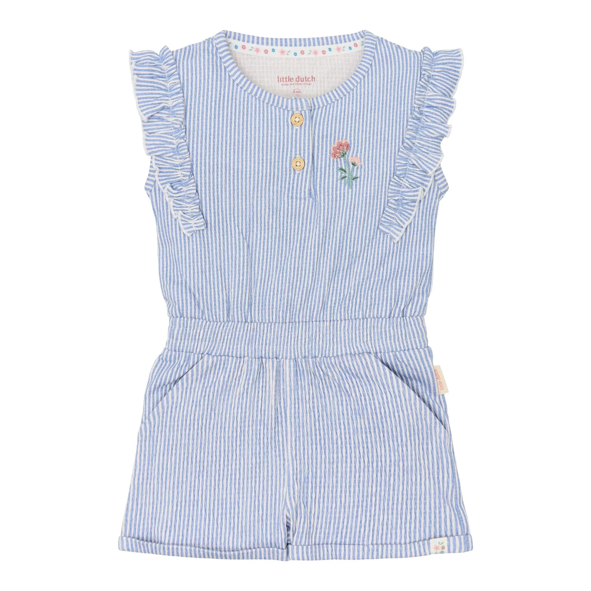 Tuinbroek - Blauw - Denim Blue Stripe