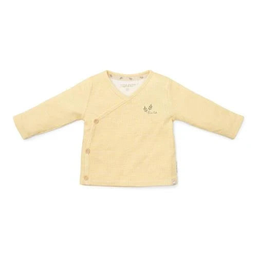 Shirt overslag lange mouw - Geel - Little Farm