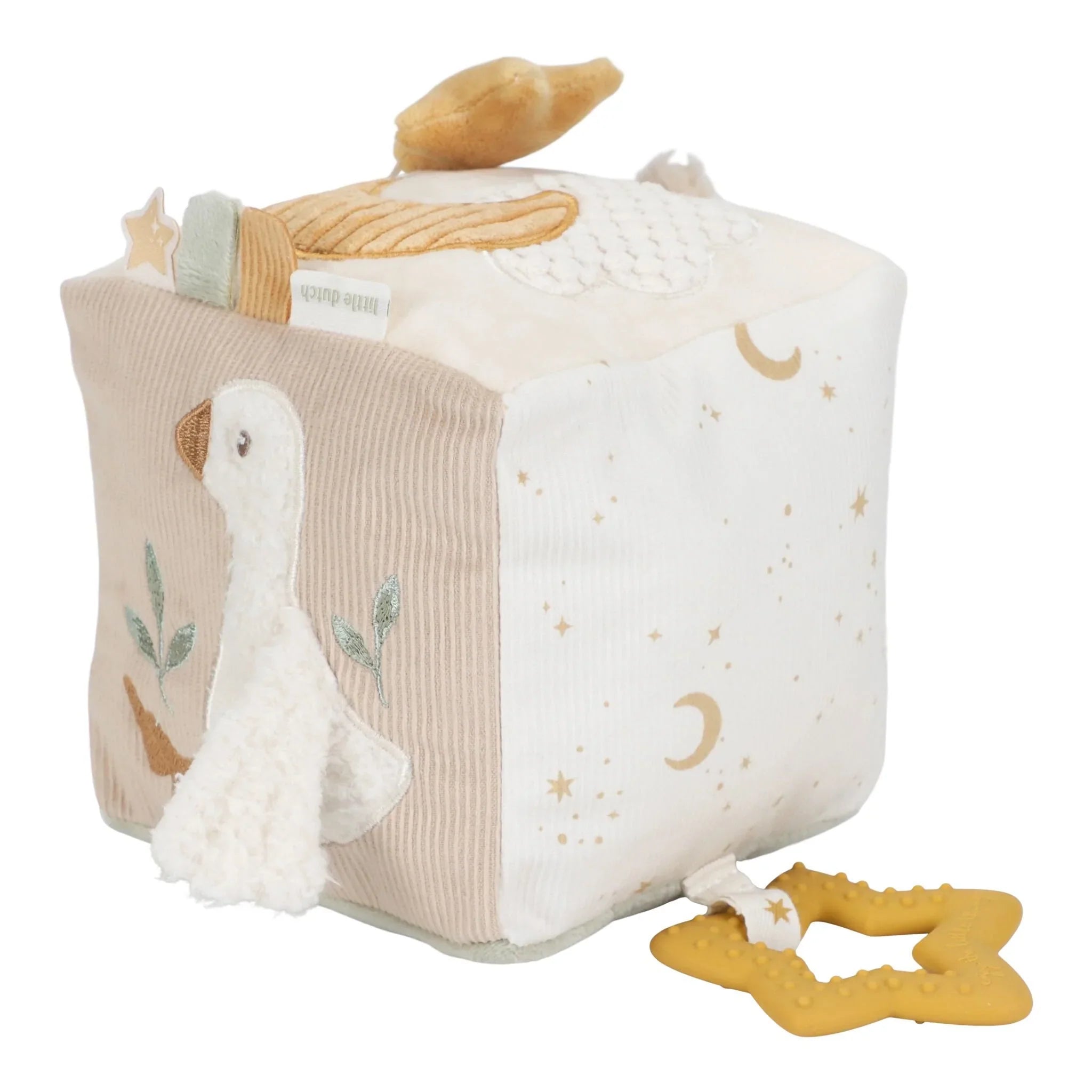 Activiteitenkubus - Beige - Newborn Naturals