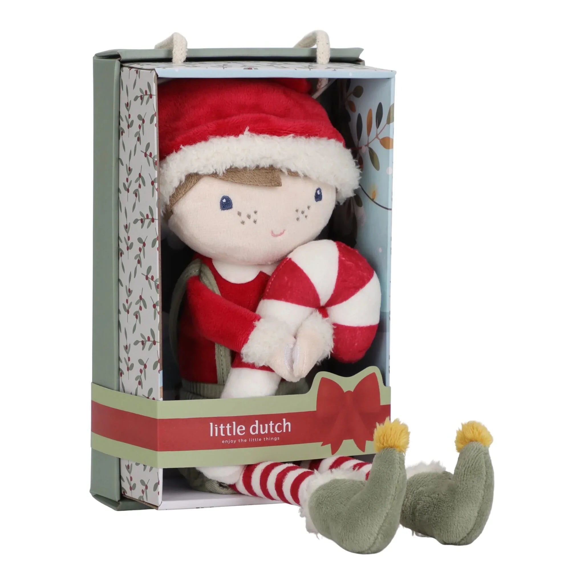 Kerstpop Jim - Rood - Christmas