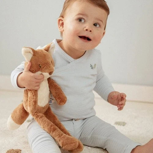 Broek - Blauw - Forest Friends - Gestreept
