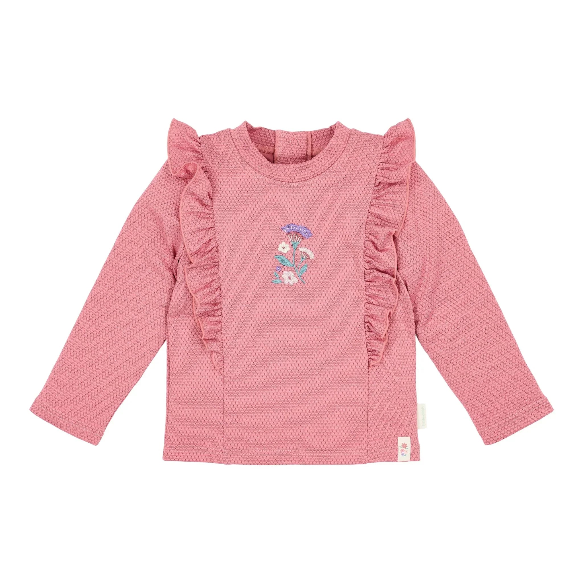 Zwemshirt lange mouw - UPF 40 - Roze