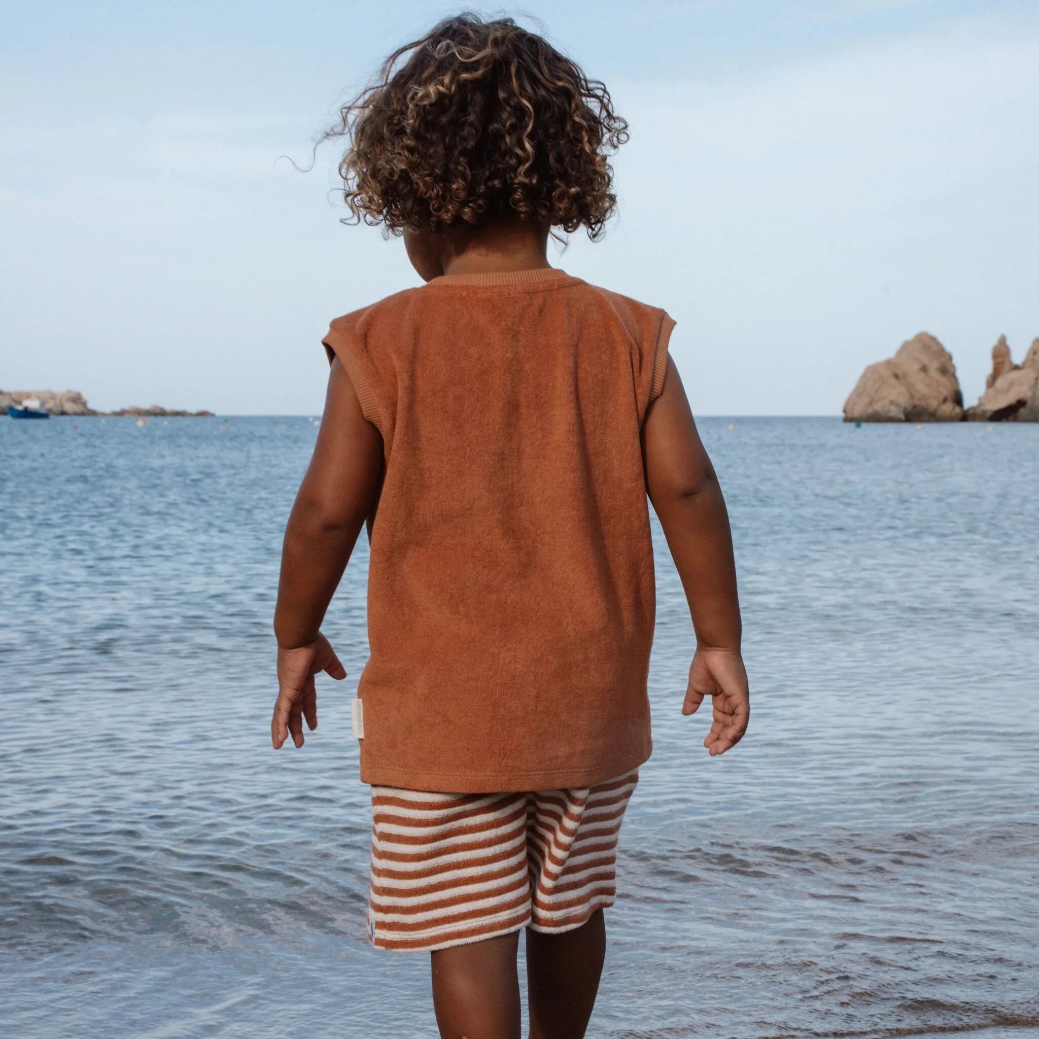 Shirt en short set - Bruin