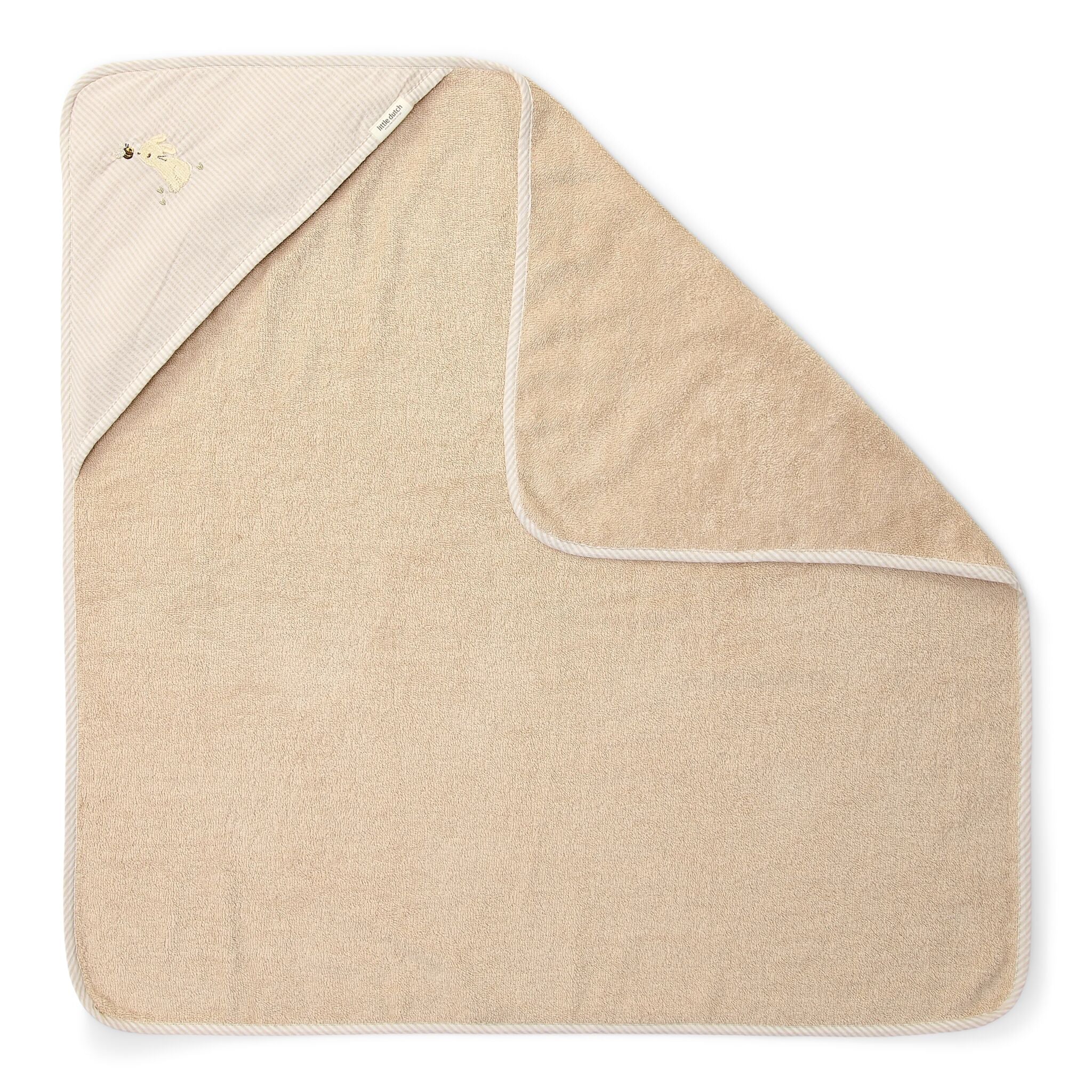 Badcape - Beige - 75 x 75 - Newborn Naturals - Baby Bunny