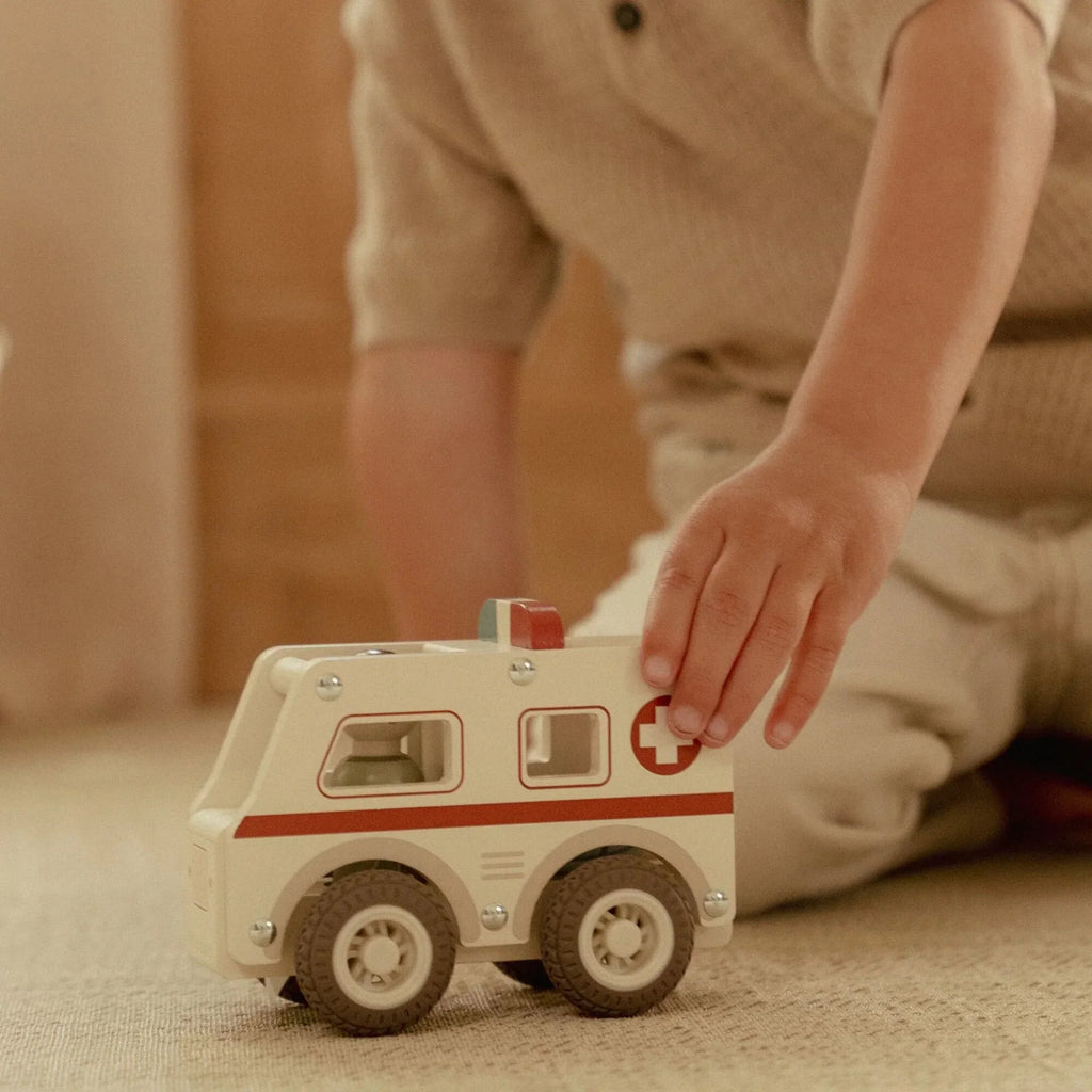 Houten ambulance - Wit - Essentials