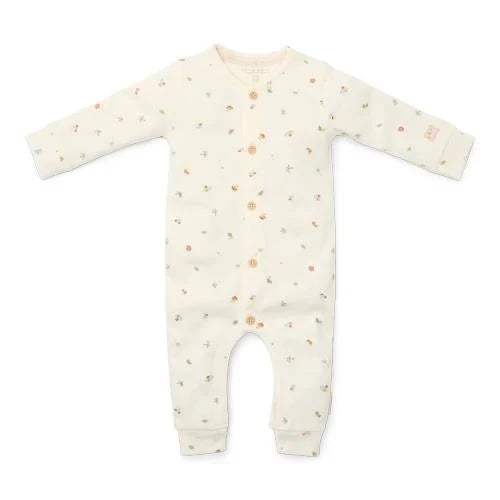 Eendelige pyjama - Wit - Forest Friends - Forest Treasures