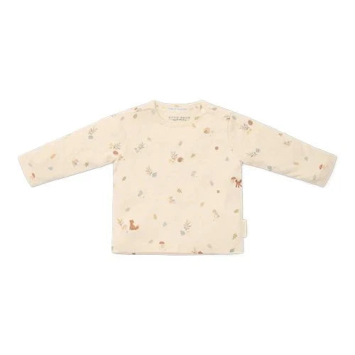 Shirt lange mouw - Zand - Forest Friends - All over print