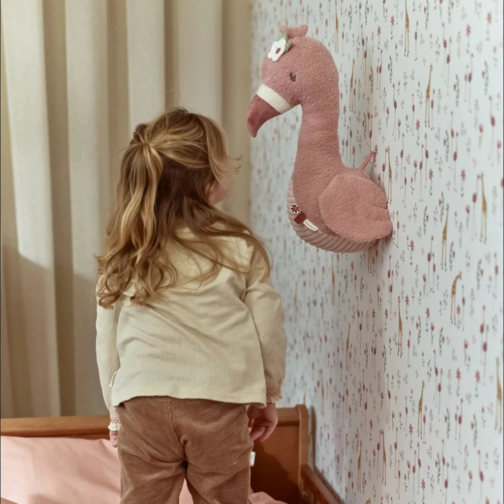 Dierenkop Flamingo - Roze