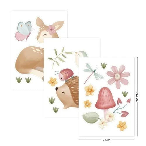 Muurstickers - Meerkleurig - Fairy Garden