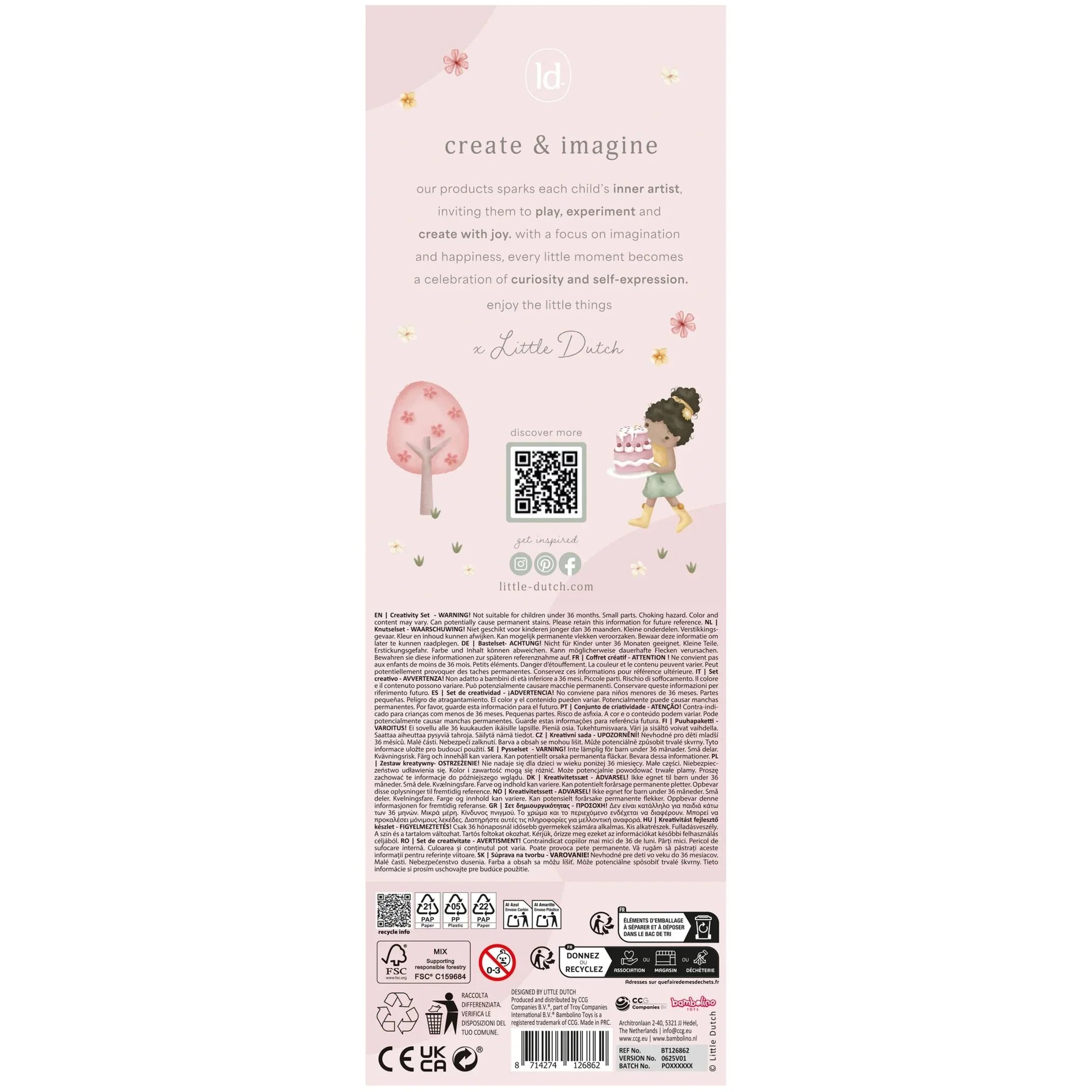 Knutseldoos - Essentials - Rosa