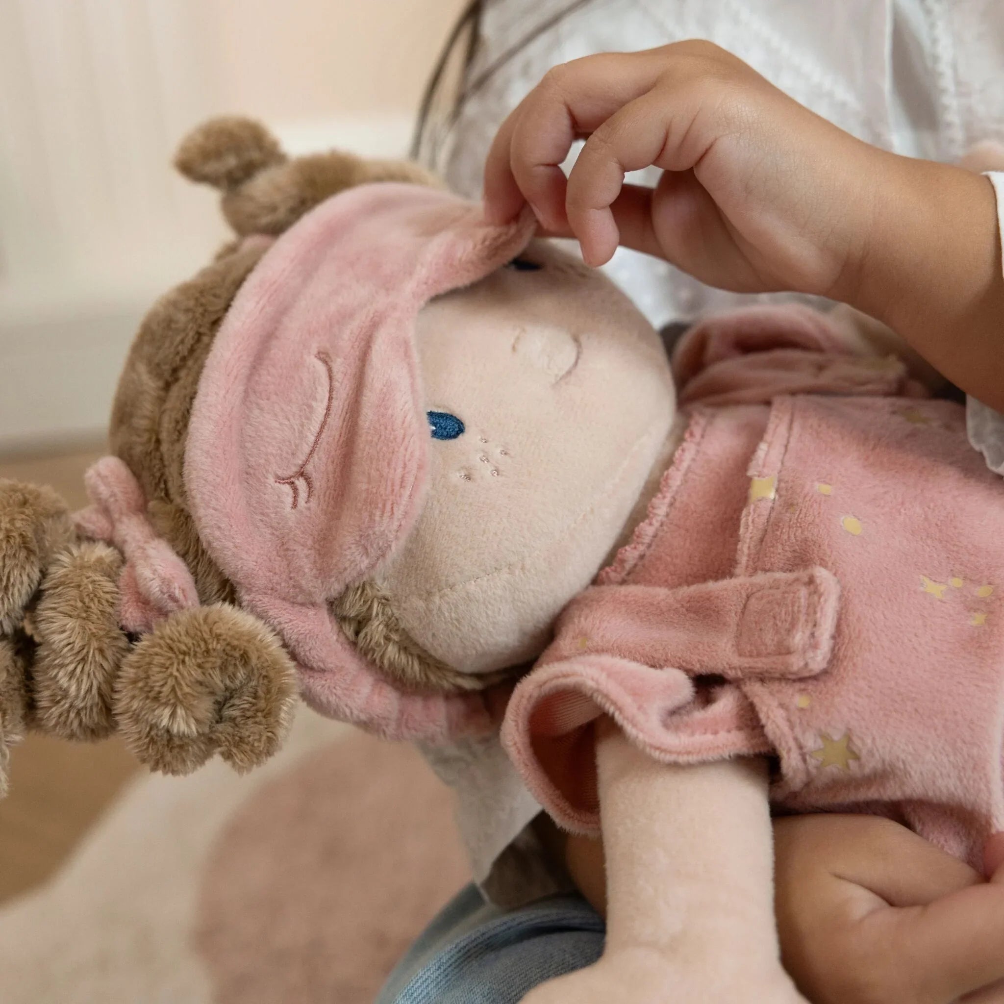 Knuffel babypop Rosa - 40 cm