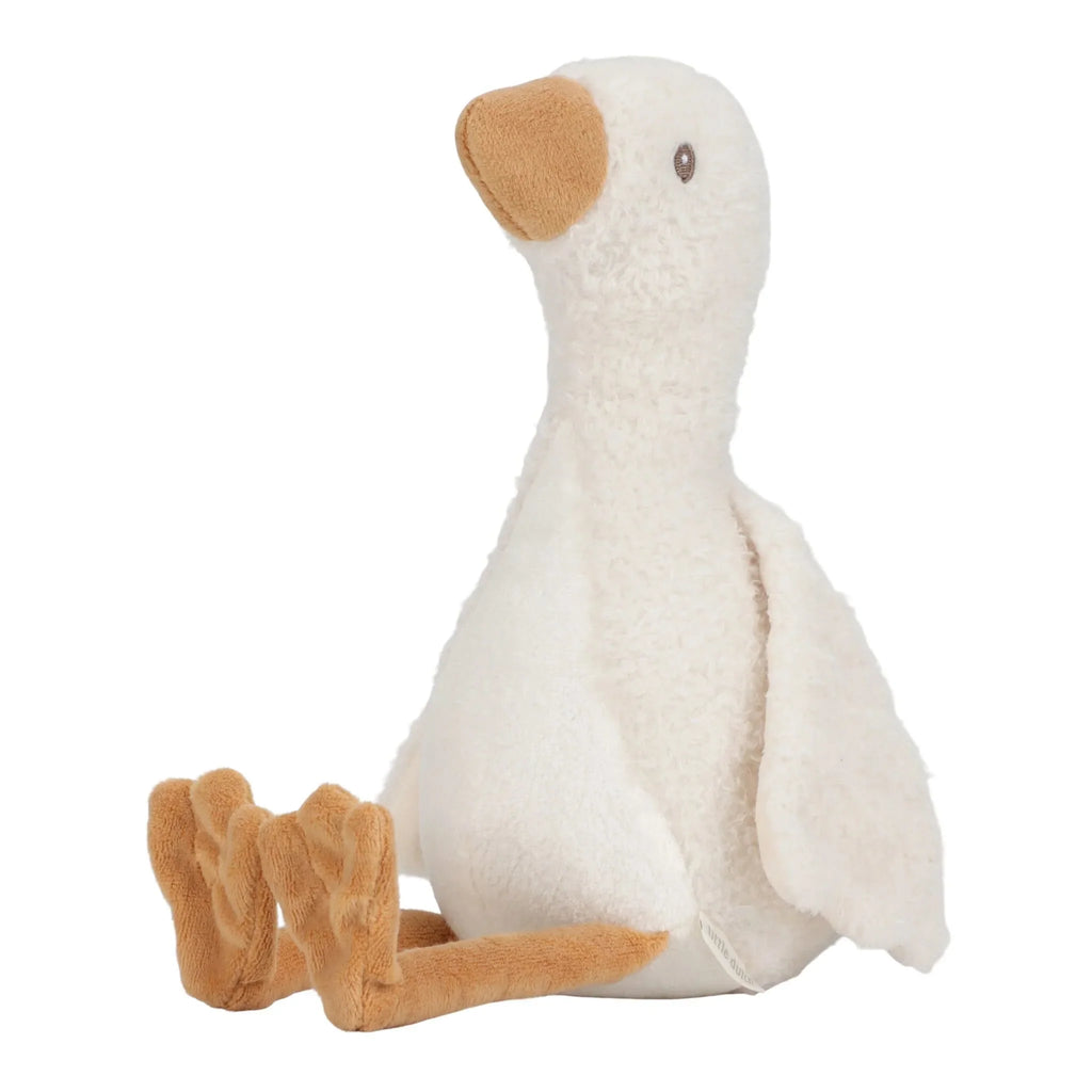 Knuffel Gans 25 cm - Wit - Little Goose