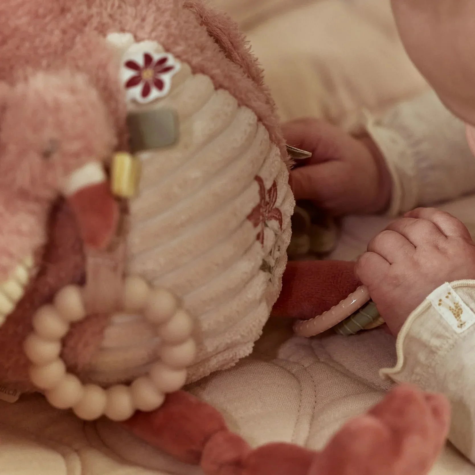 Activiteitenknuffel Flamingo - Roze