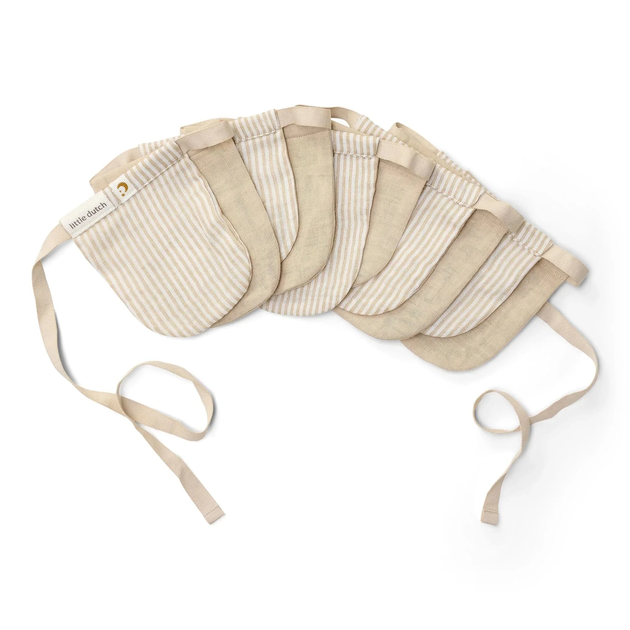 Slinger met vlaggetjes - Beige - Essentials