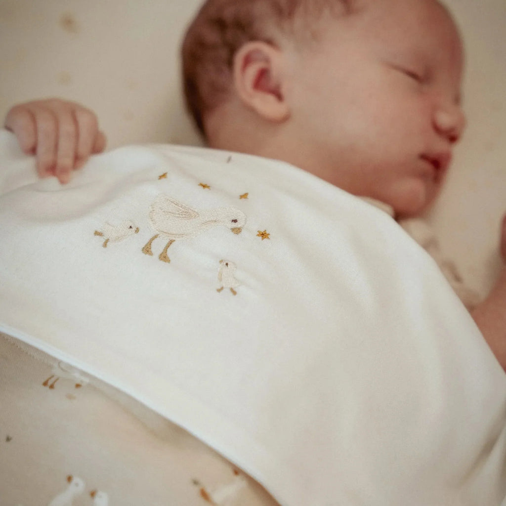 Wieglaken - Wit - Newborn Naturals - Little Goose