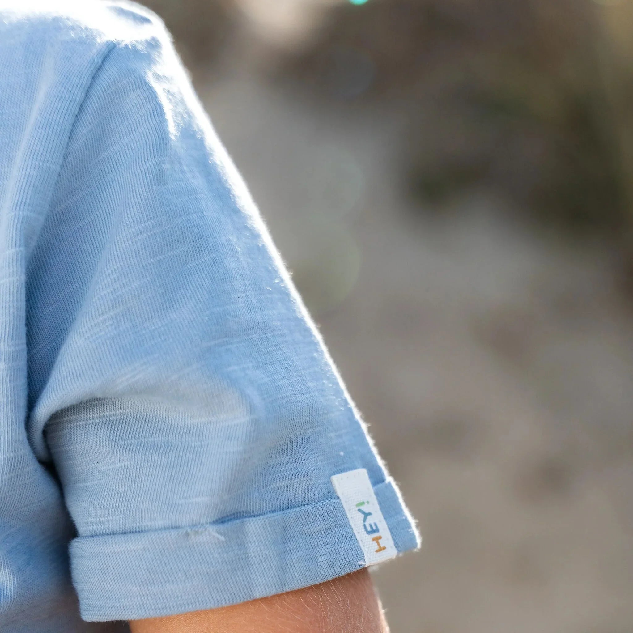 Shirt korte mouw print - Blauw