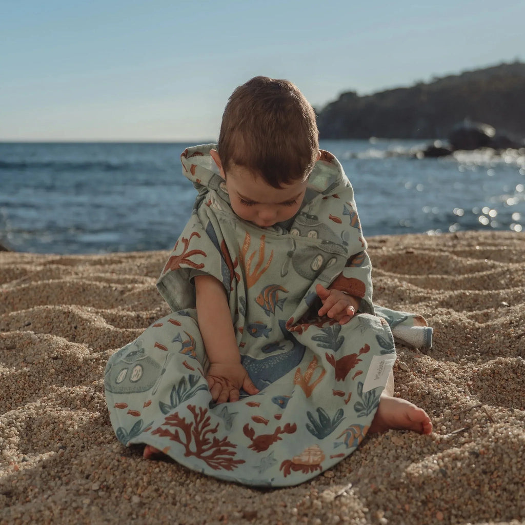 Badponcho - Groen - Ocean Friends