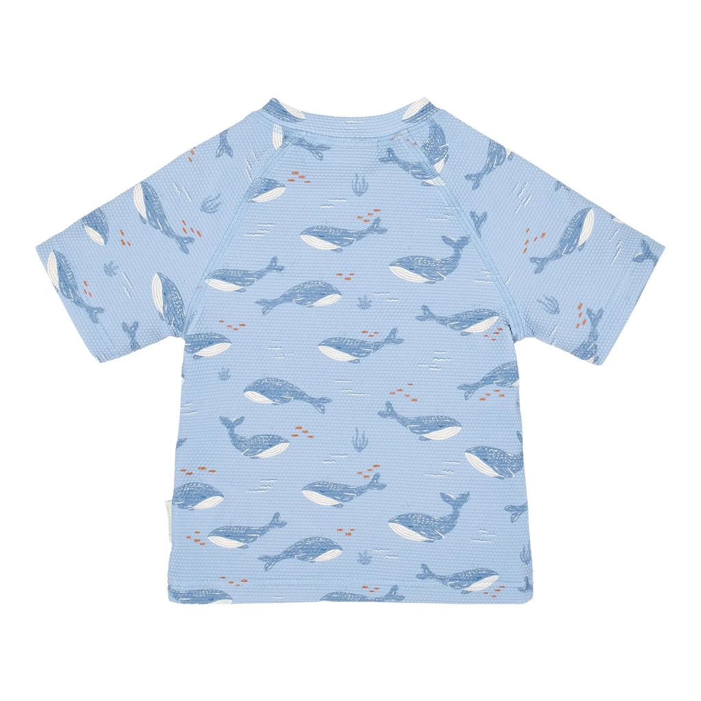 Zwemshirt korte mouw - Blauw - Ocean Splash