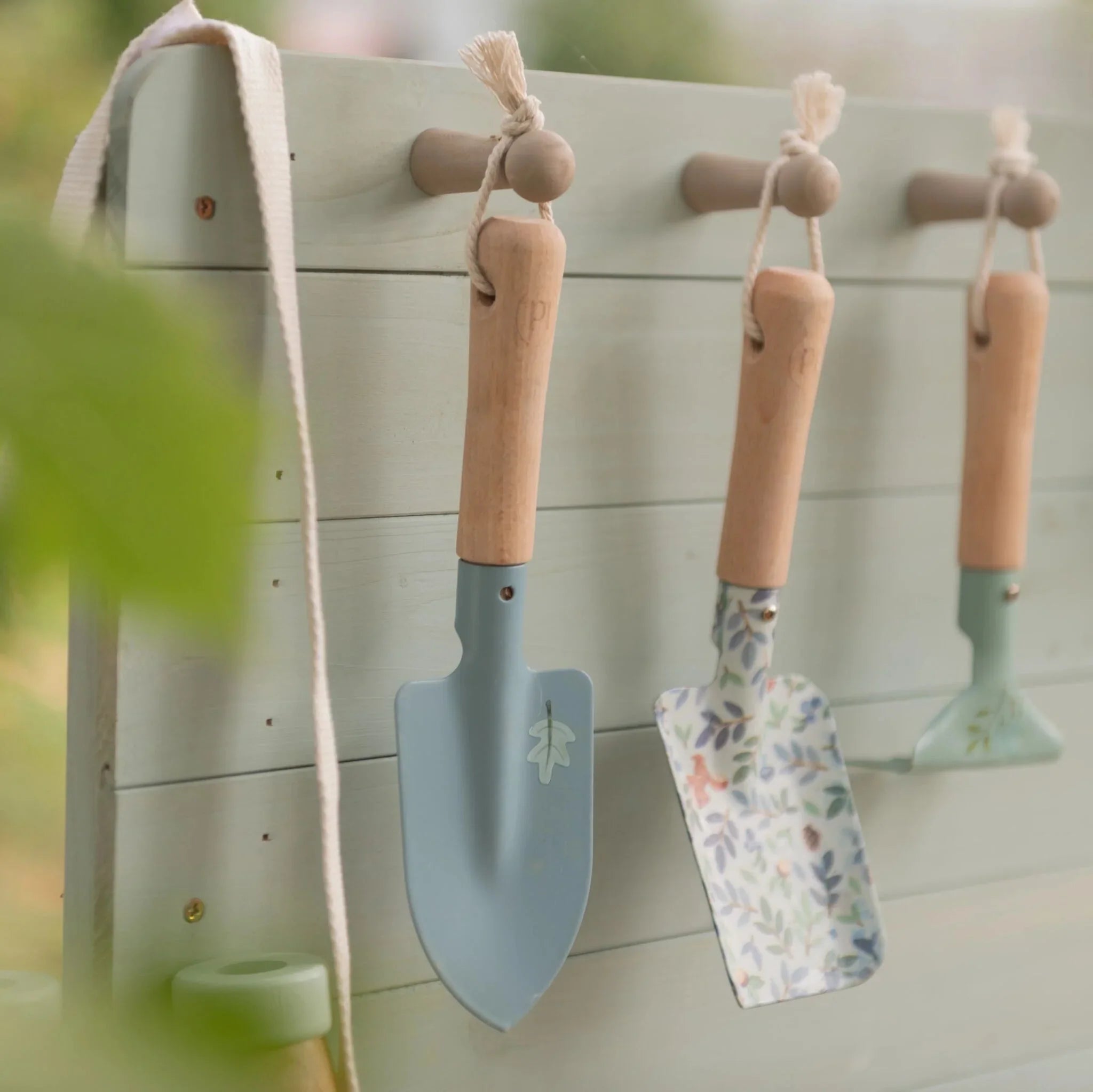 Houten buitenkeuken - Groen