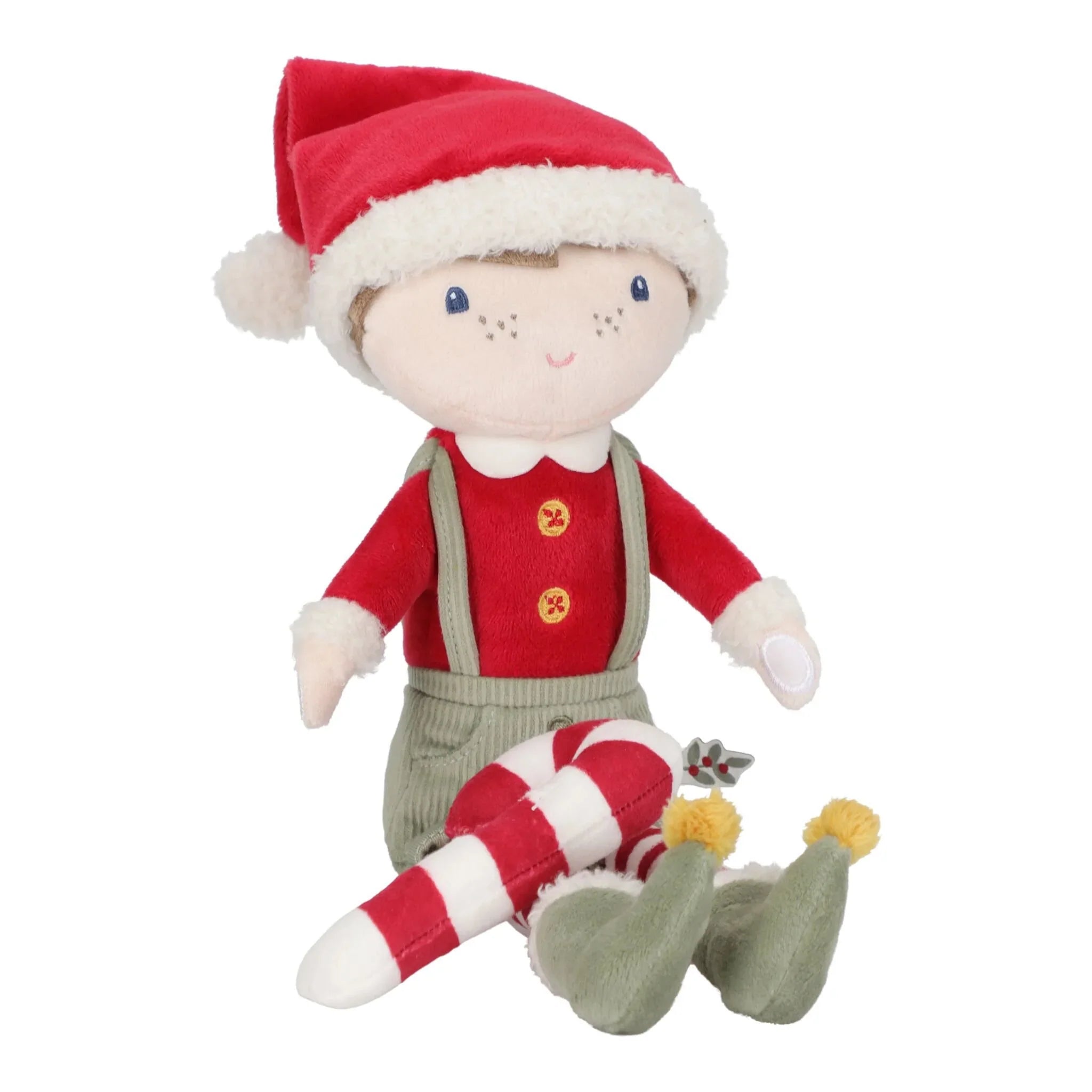 Kerstpop Jim - Rood - Christmas