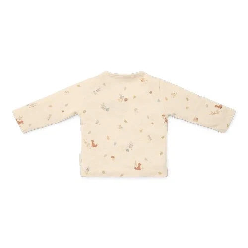 Shirt lange mouw - Zand - Forest Friends - All over print