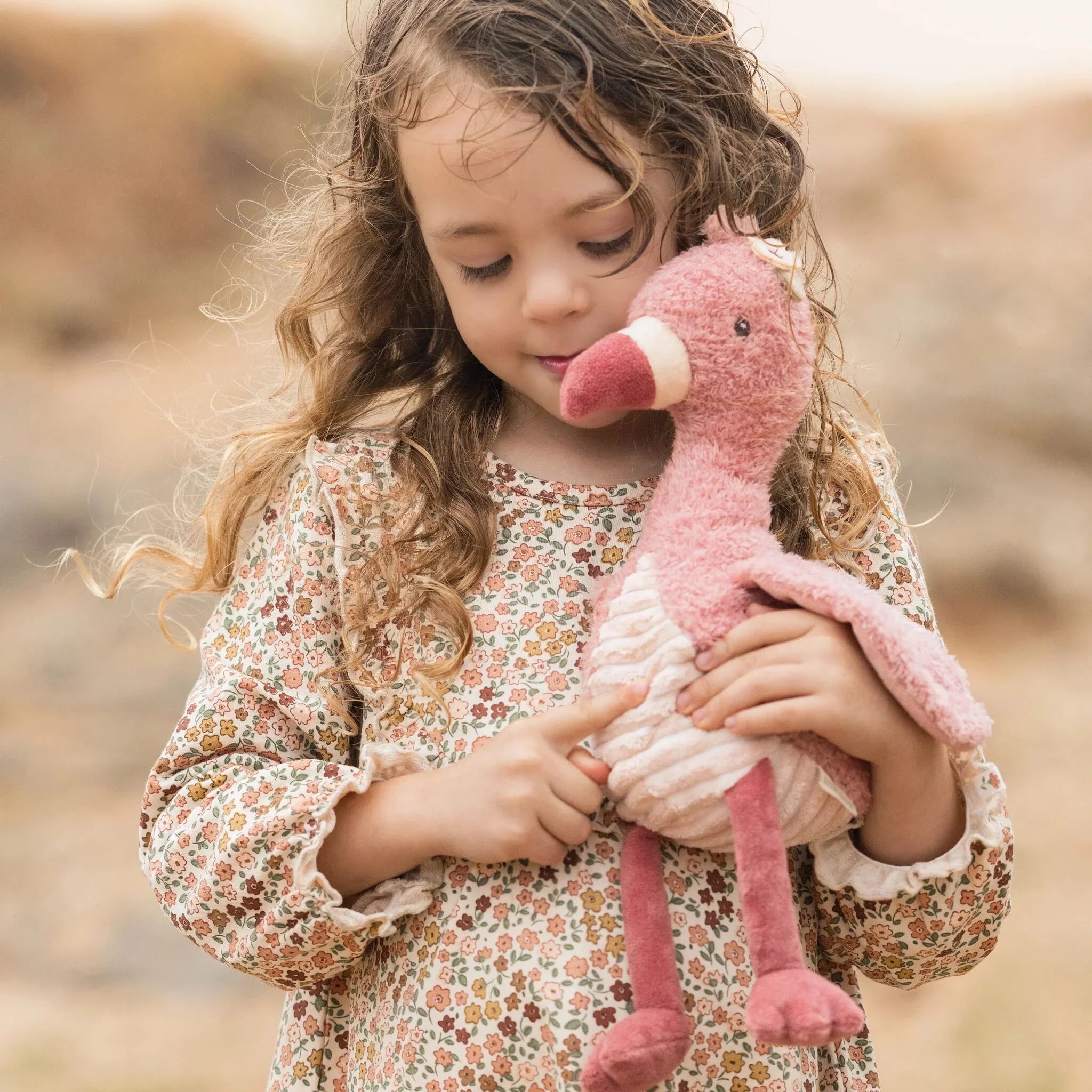 Knuffel Flamingo - Roze - 35 cm