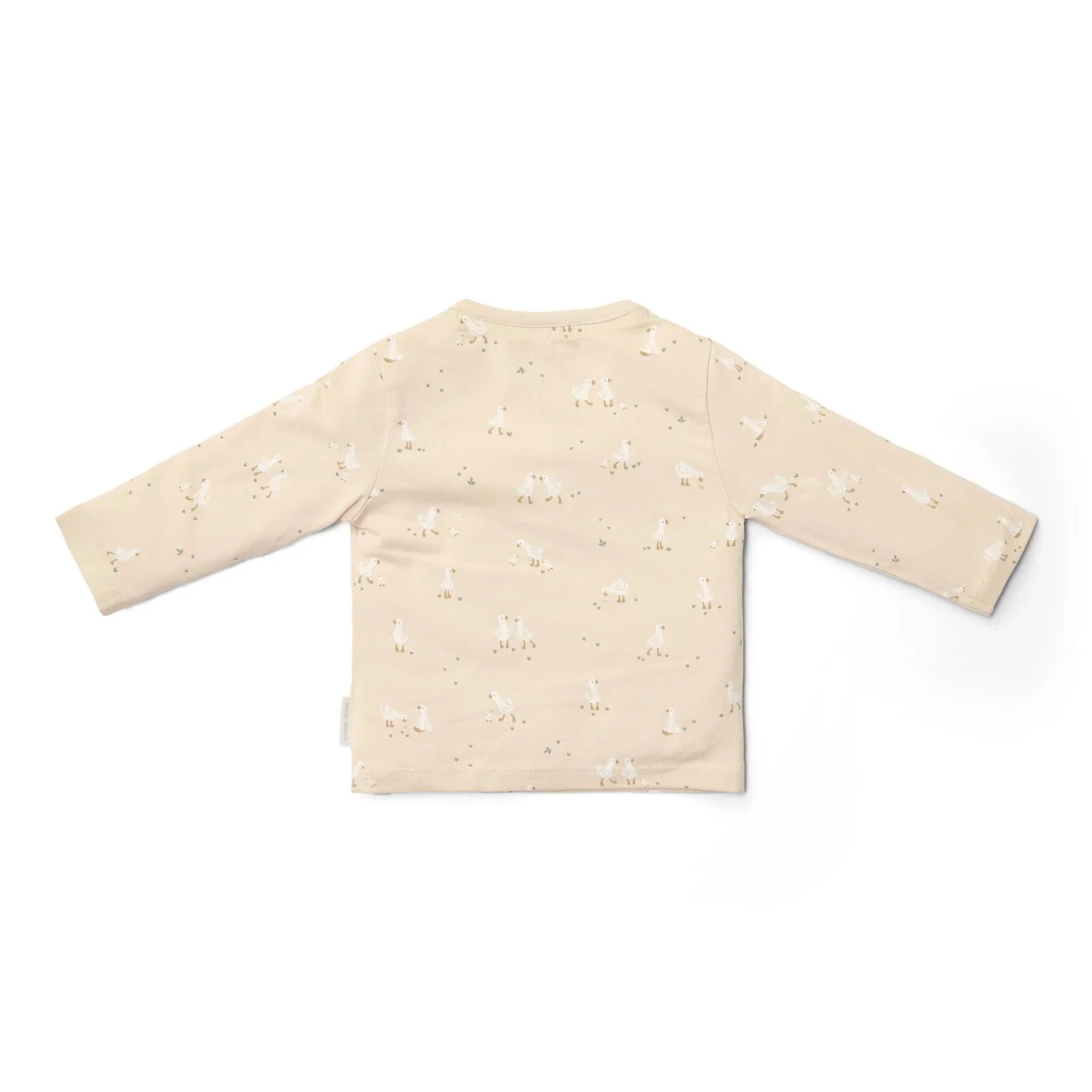 Shirt lange mouw - Beige - Newborn Naturals - Little Goose