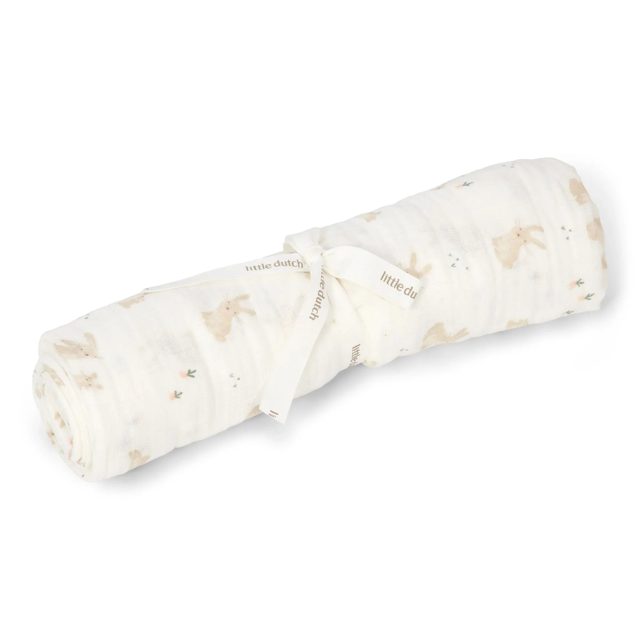 Swaddle - Wit - 120 cm - Newborn Naturals - Baby Bunny