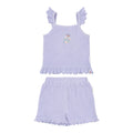 Top en short set - Paars