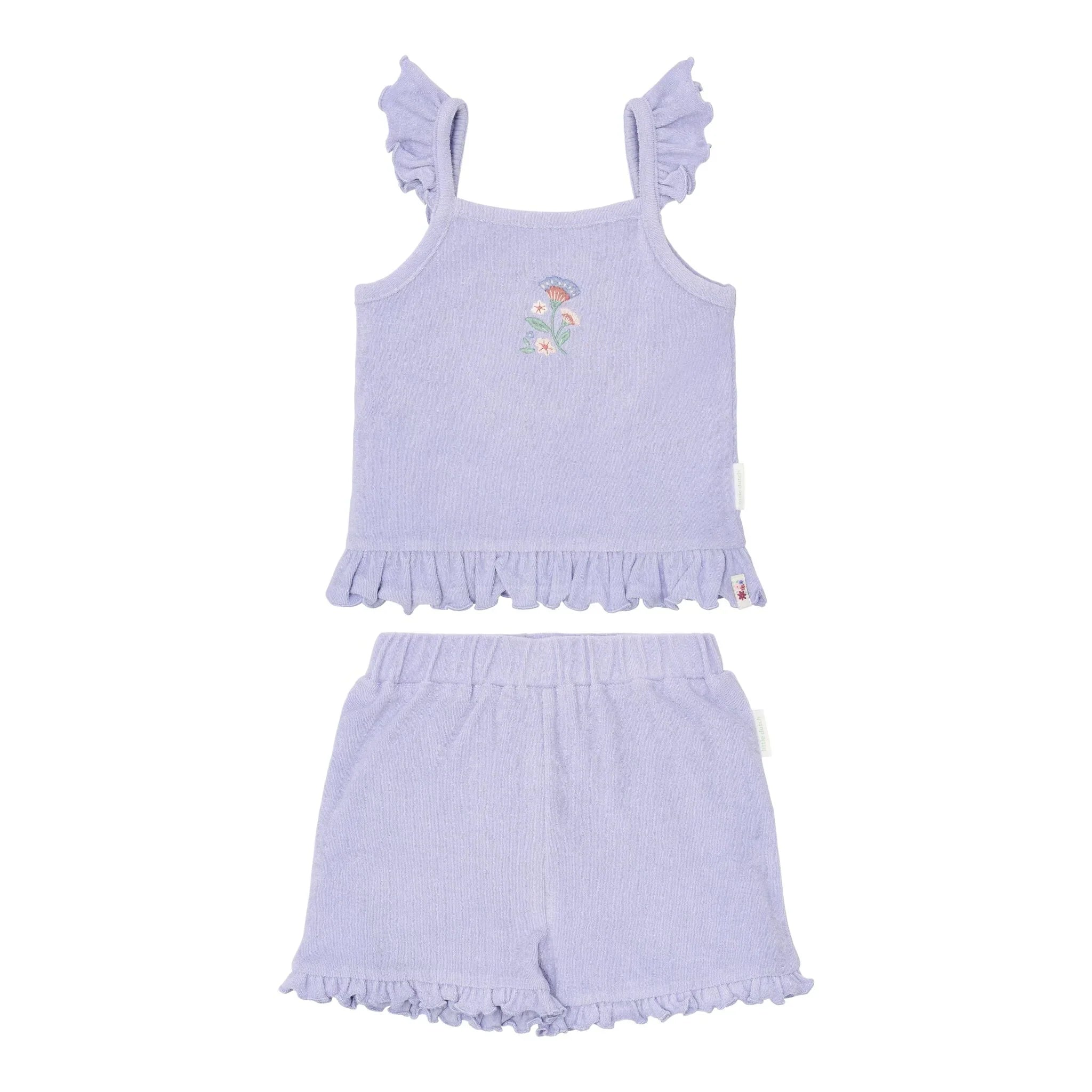 Top en short set - Paars