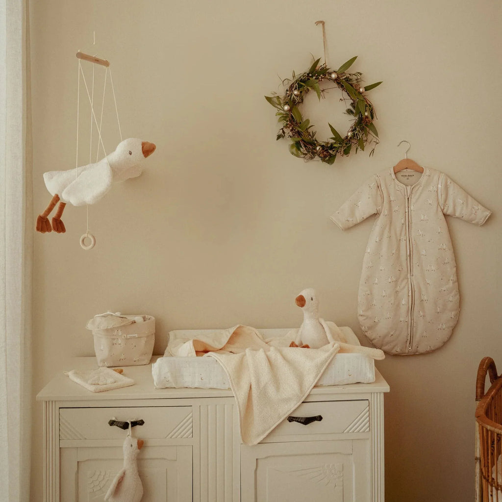 Commodemandje klein - Wit - Newborn Naturals - Little Goose
